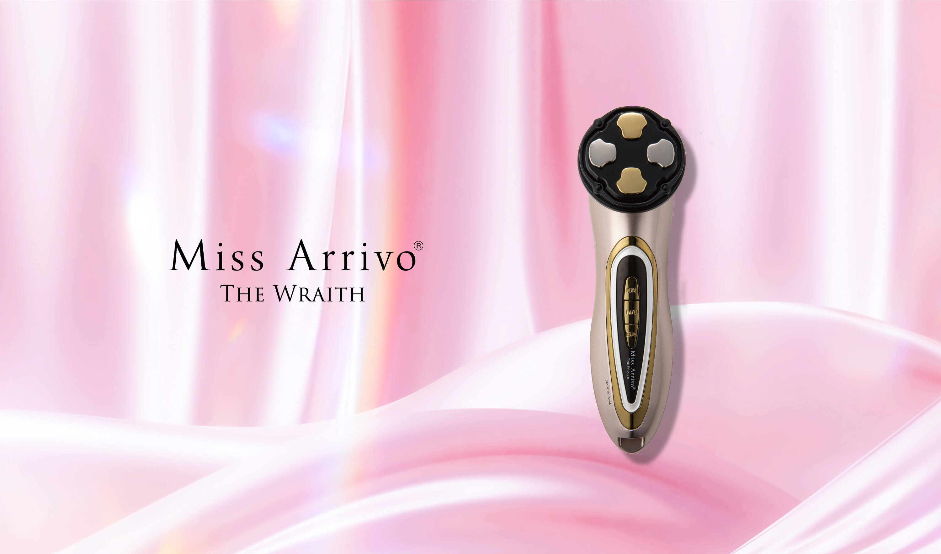 フェイシャルに特化した美顔器 Miss Arrivo THE WRAITH